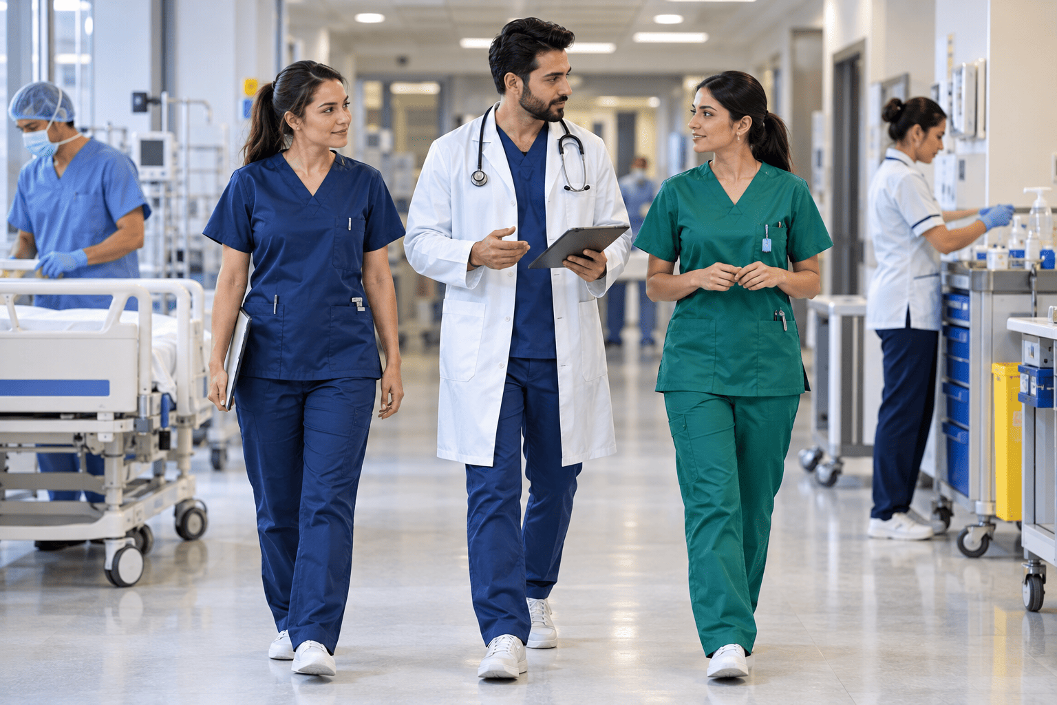 modern hospital healthcare facility