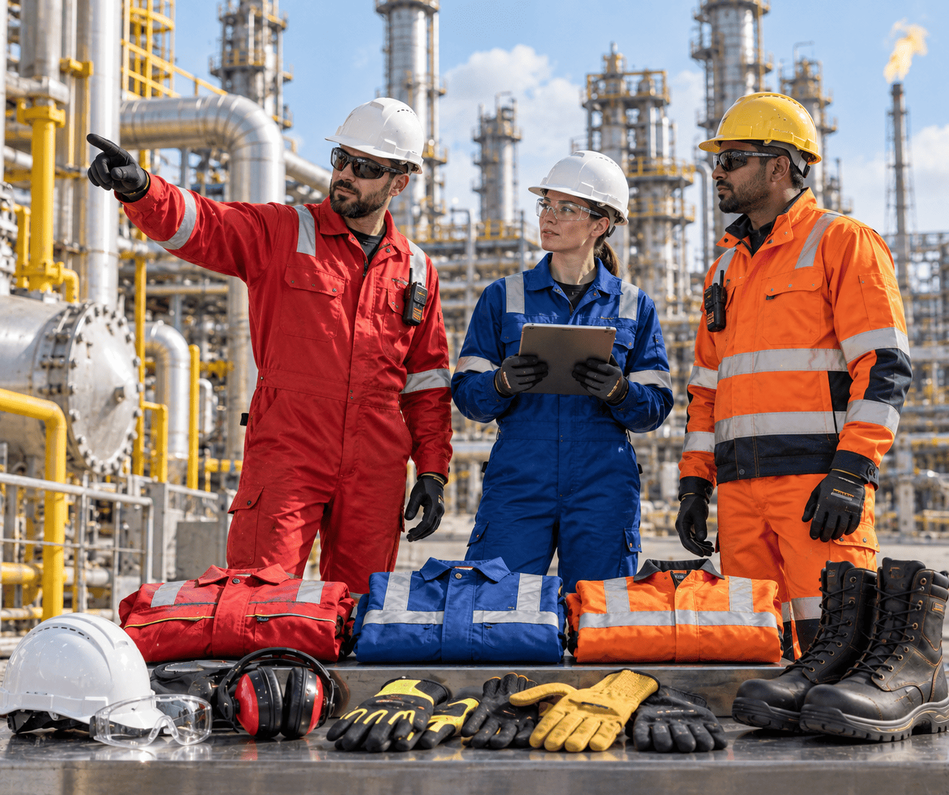 oil gas and petrochemical refinery